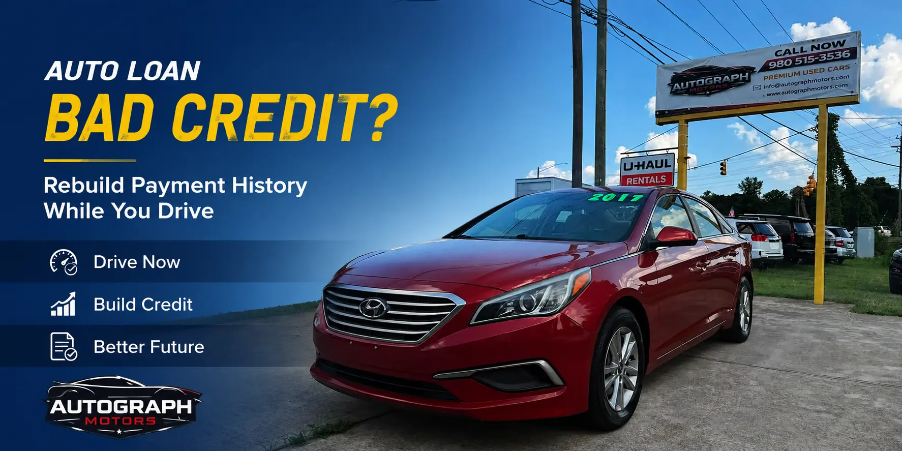 Auto Loan Bad Credit: Rebuild Payment History While You Drive