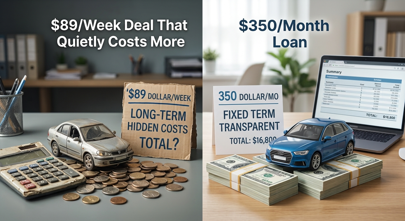 The $89/Week Deal That Quietly Costs More Than a $350/Month Loan