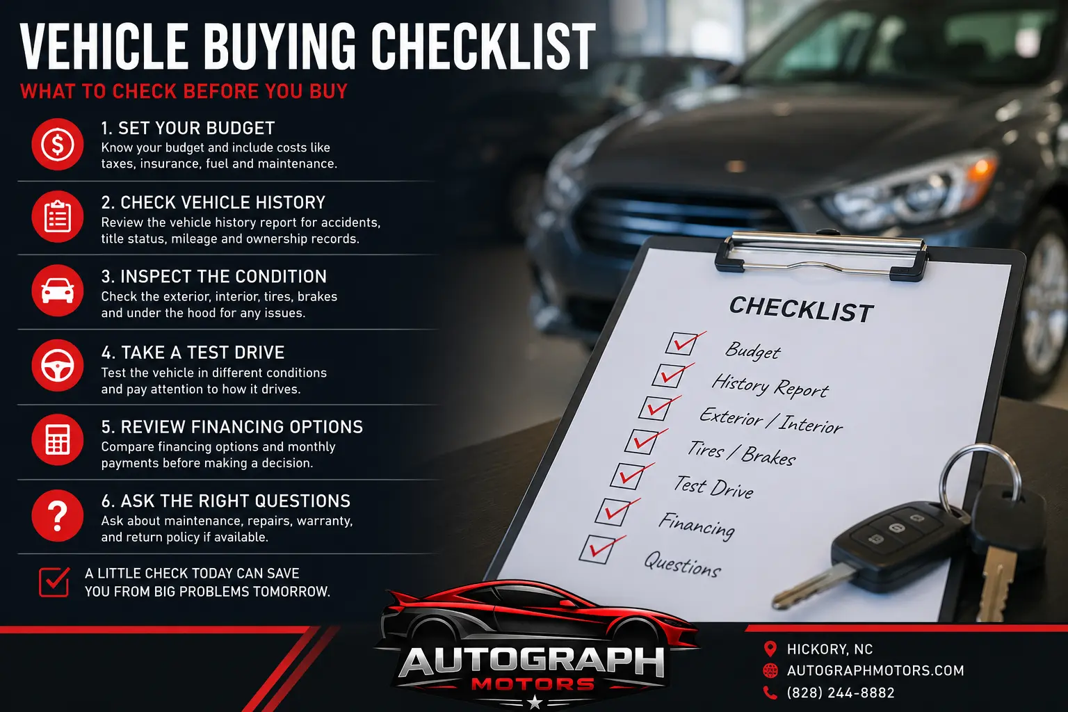 Vehicle Buying Checklist | What to Check Before You Buy